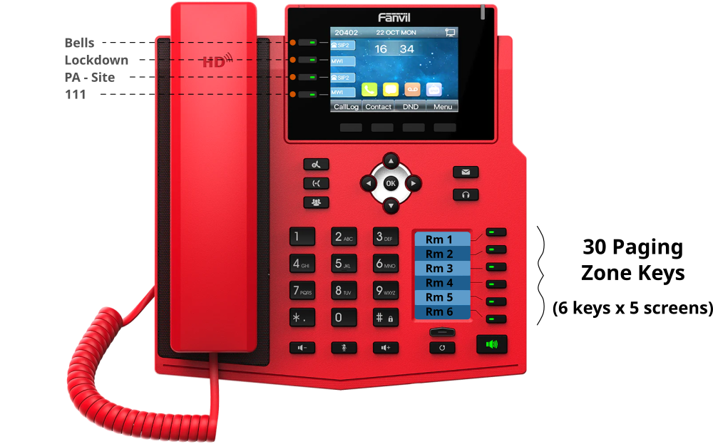 school bell scheduler screen